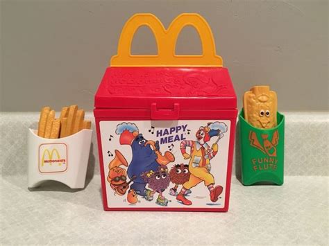 Vintage 1988~Fisher Price~McDonalds Happy Meal Box~Fun with Food~#2155 | eBay | Happy meal box ...