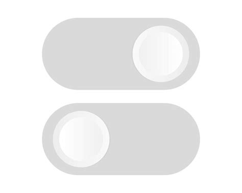 Premium Vector | On and off toggle switch buttonsbuttons toggle switch ...