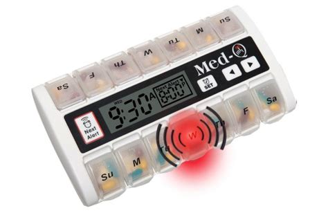 Auto Electronic Pill Dispenser Medication Alarm With Lock | Med-Q | Pill dispenser, Medication ...