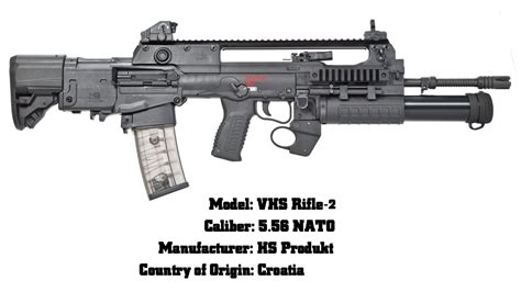 Croatian Assault Bullpup Rifle VHS-2 - new 2017 model - YouTube