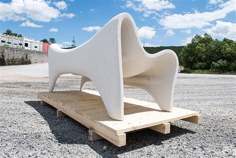 philipp aduatz creates 3D printed concrete outdoor furniture