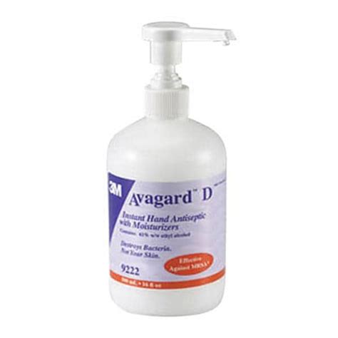 Avagard D Antiseptic Gel Hand Sanitizer 500 mL w/ Pump Bottle Fragrance ...