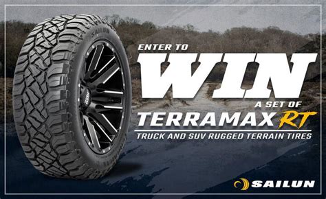 Enter to Win a Set of All-Terrain Tires!