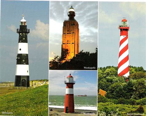 Zeeland, the Netherlands | Lighthouse, Zeeland, Postcard