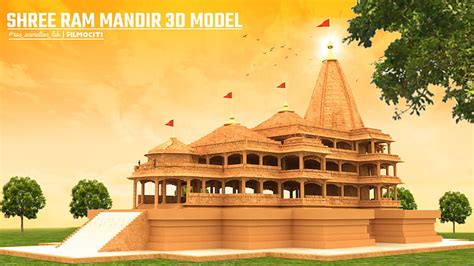 ArtStation - Shree Ram Mandir 3D Model, HD wallpaper | Peakpx