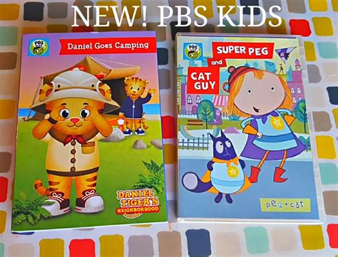 Daniel Tiger Goes Camping DVD and Peg + Cat DVD