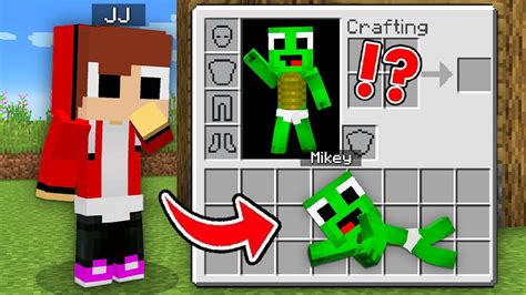 Mikey got into JJ Inventory in Minecraft Baby JJ and Mikey Friend ...