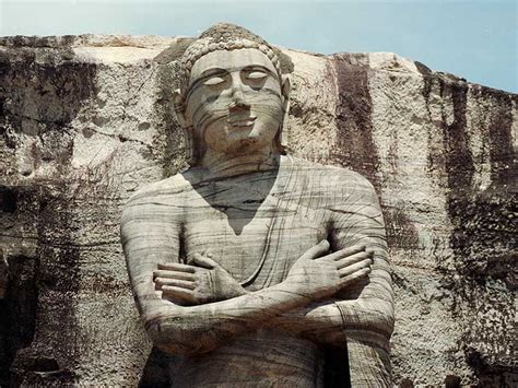 Gal Vihara Buddha - Statue | Gal Vihara, Polonnaruwa | Gal Vihara at Polonnaruwa in Sri Lanka