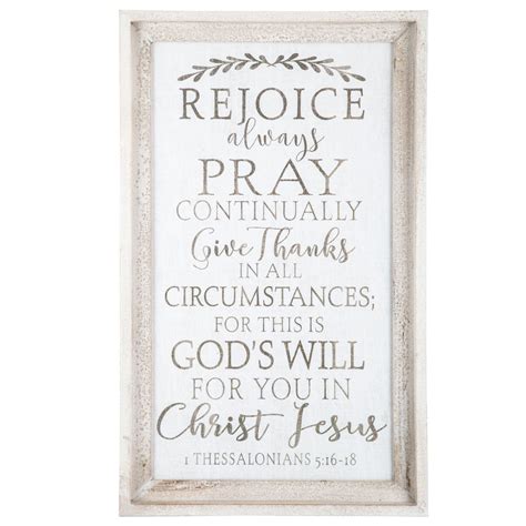 1 Thessalonians 5:16-18 Wood Wall Decor | Hobby Lobby | 1474311