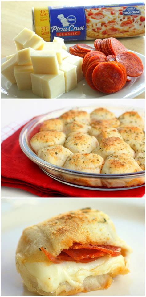 Stuffed #Pizza Rolls #gameday | Recipes, Yummy food, Food