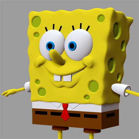 Spongebob model - TurboSquid 1637533