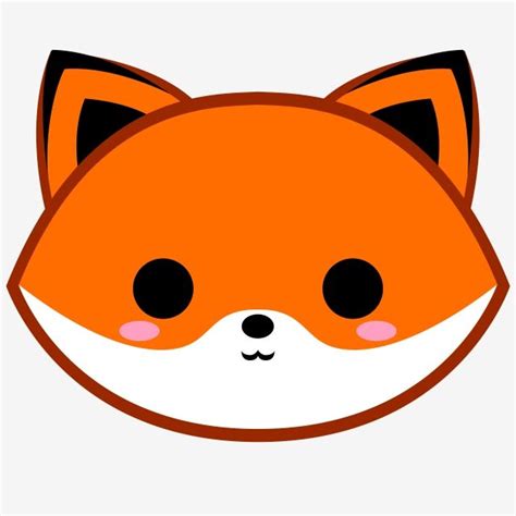 Fox head clipart hd png cartoon red fox head fox foxy animal png image for free download – Artofit