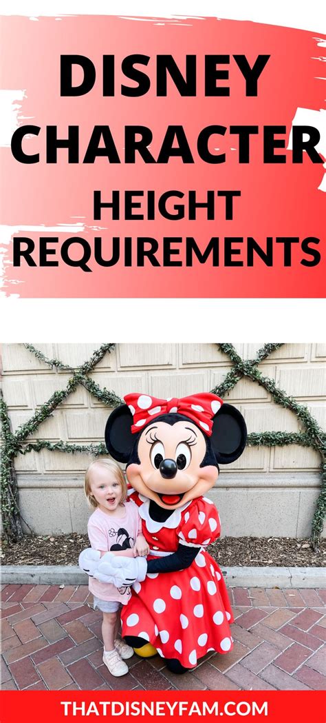 What Are The Disney Character Height Requirements? - That Disney Fam