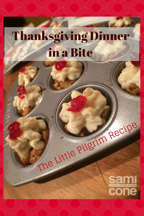 Thanksgiving Dinner in a Bite: Little Pilgrim Recipe