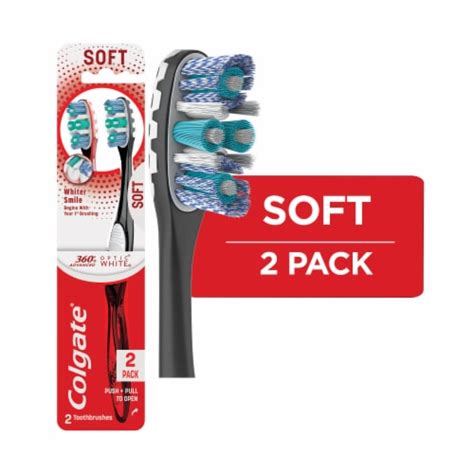 Colgate® 360® Advanced Optic White® Soft Toothbrush Pack, 2 ct - Fry’s ...