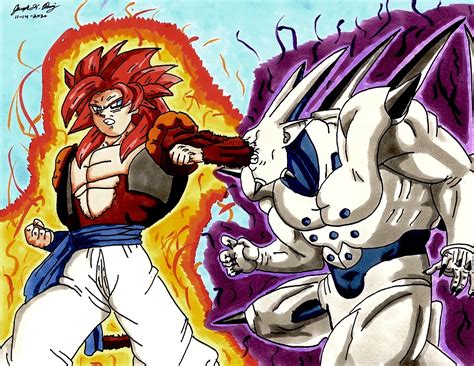 SSJ4 Gogeta vs Omega Shenron by GiJoePSX on DeviantArt