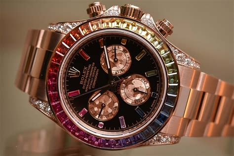 Replica Rolex Daytona Rainbow Everose Gold 116595RBOW – Deliberately Flamboyant | Replica ...