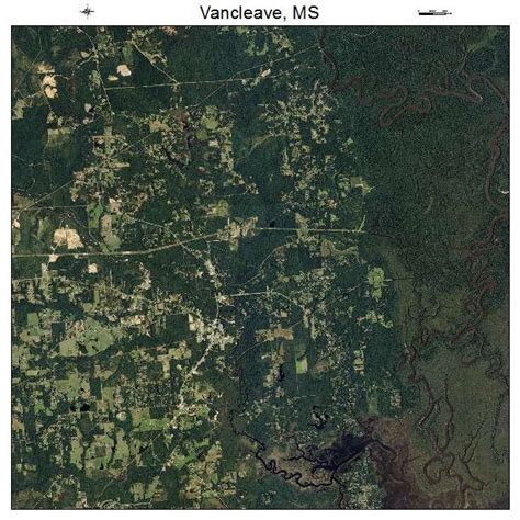 Aerial Photography Map of Vancleave, MS Mississippi