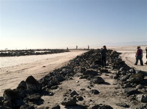 Spiral Jetty | temporary land bridge