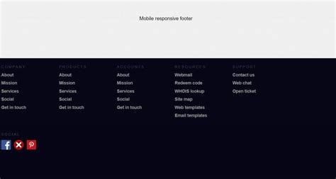 20 Creative Footer CSS HTML Design Examples | Footer design, Coding, Sticky footer