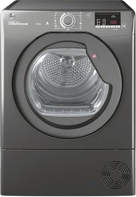 Hoover H-Dry 300 HLE C10DRGR 10KG Graphite Freestanding Condenser Tumble Dryer : Amazon.co.uk ...