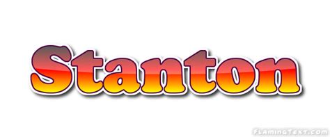 Stanton Logo | Free Name Design Tool from Flaming Text