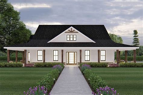 Plan 149004AND: Exclusive Ranch Home Plan with Wrap-Around Porch ...