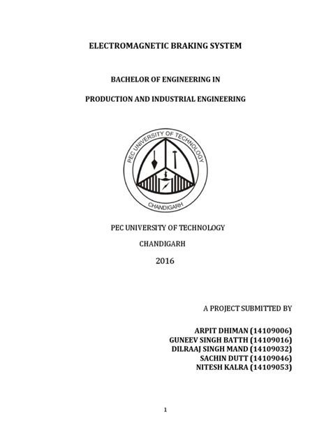 Electromagnetic Braking System | PDF | Brake | Infrared