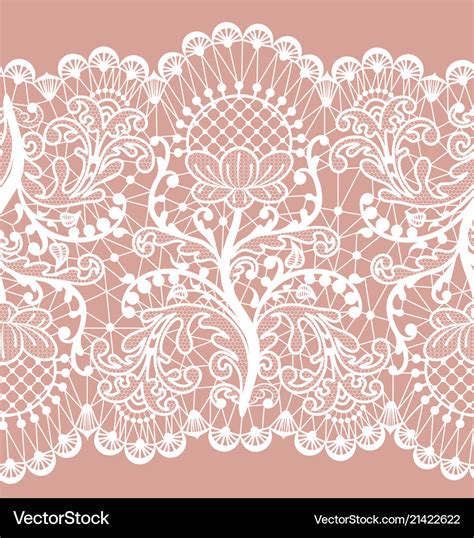 Pink lace Royalty Free Vector Image - VectorStock