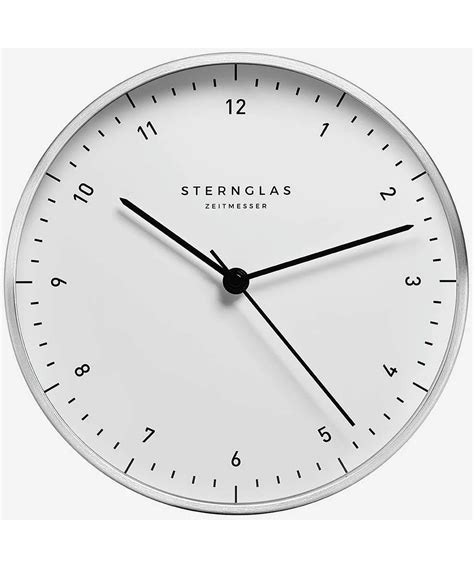 Sternglas Clock Zirkel white S14-001 - Wall Clock • Watchard.com