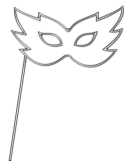 Mask Coloring Pages - Coloring Home