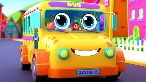 Wheels On The Bus Fun Adventure Ride for Children by Zoobees - YouTube