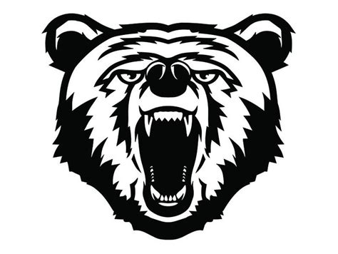 Grizzly Bear Face Drawing | Free download on ClipArtMag