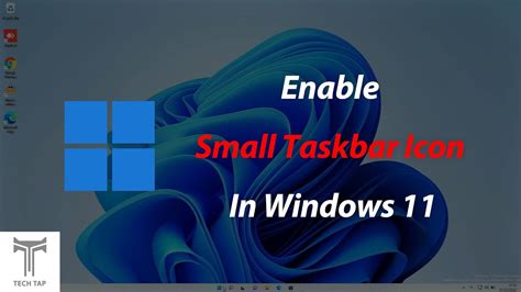 How to Enable Small Taskbar Icons in Windows 11 - YouTube