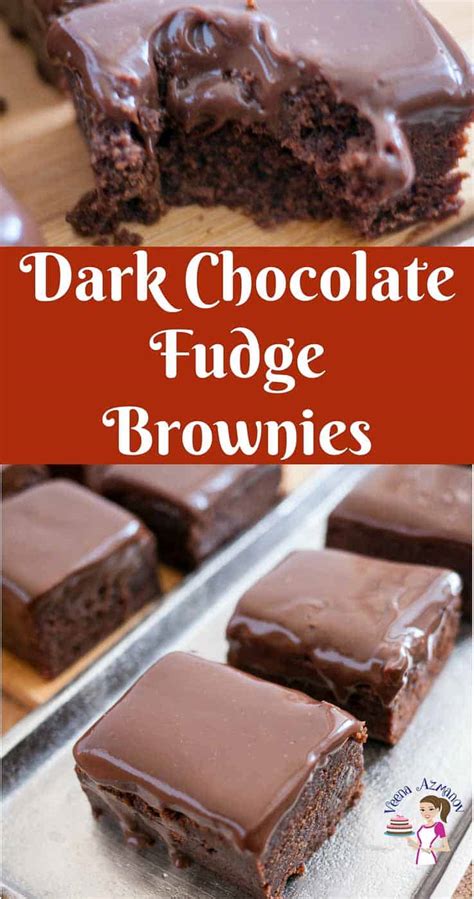 The Secret to Perfect Fudge Chocolate Brownies- Veena Azmanov