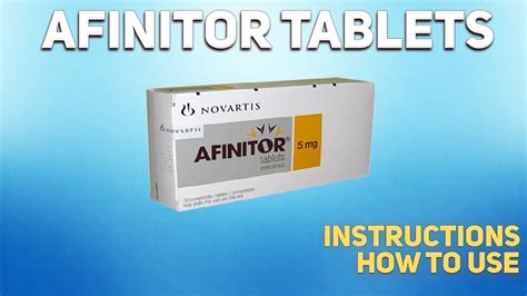 Afinitor tablets how to use: Mechanism of action, Uses, Dosage, Side Effects - YouTube