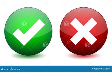 Right And Wrong Icon Stock Vector - Image: 42693448