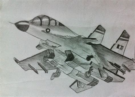 motor 2014 2015: 4 Best Pencil Shading Sketch Techniques To Draw A Jet ...