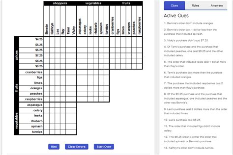 Puzzle Baron Logic Puzzles Printable