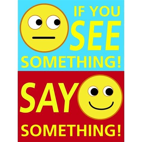 See Something, Say Something Poster