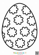 Printable Easter Egg Template And Colouring Page PDF sketch template