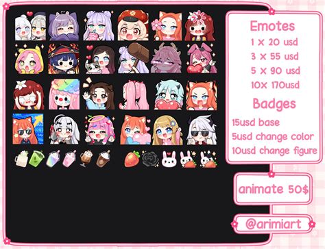 twitch emotes by Arimi-Art on DeviantArt