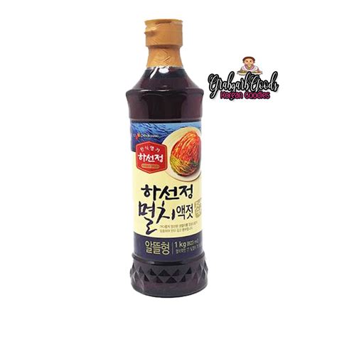 1kg Korean Fish Sauce for Kimchi Anchovy Sauce CJ Cheiljedang | Shopee ...