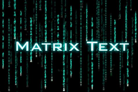 Matrix Text Effect