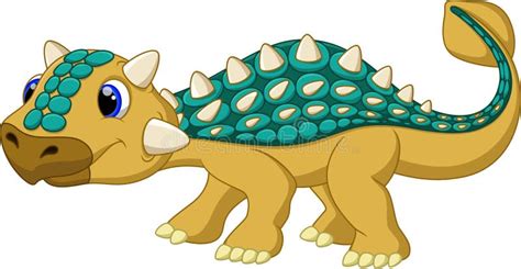 Cute Ankylosaurus Cartoon Stock Illustration - Image: 43472563