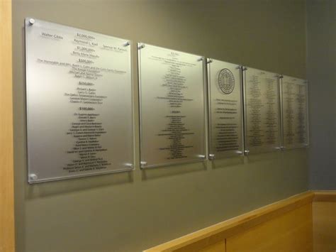 Custom Donor Wall - Community Medical Center (With images) | Donor wall, Donor recognition wall ...