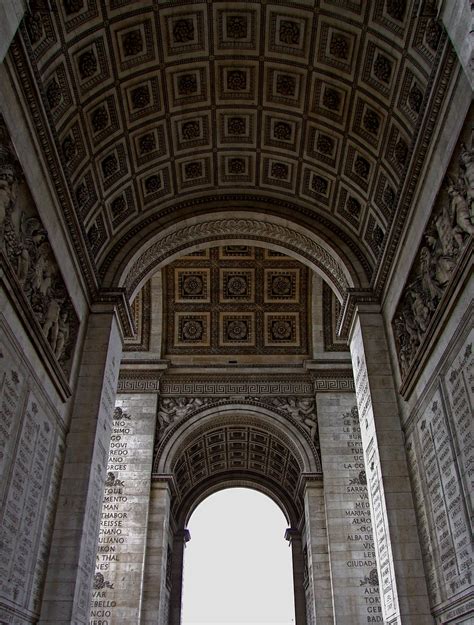 Arc de Triomphe - Interior arches | The underside of the arc… | Flickr