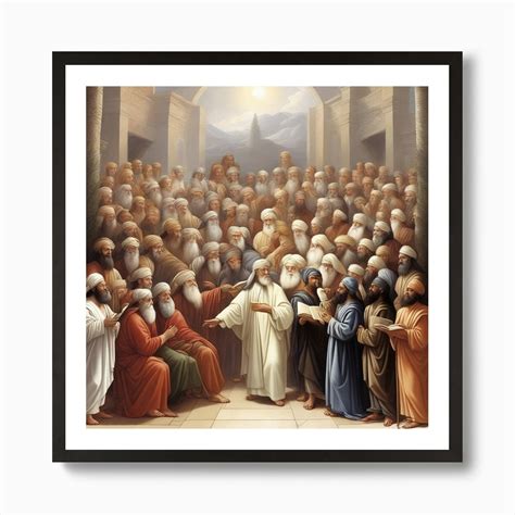 Jesus And His Disciples Art Print by Artists From The Future - Fy