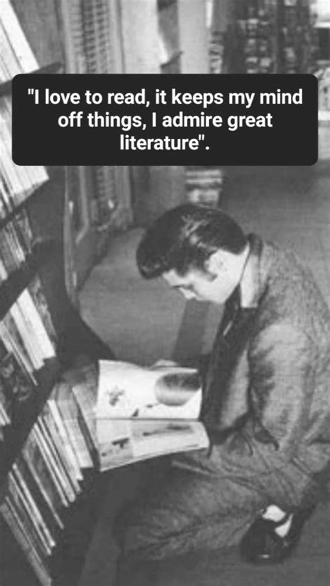 Elvis quote on reading by ElvisPresleyFan3577 on DeviantArt