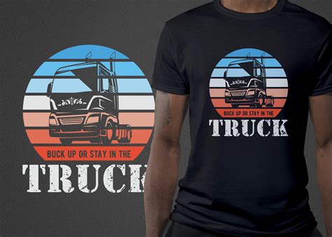 Truck Driver T-Shirt Design :: Behance